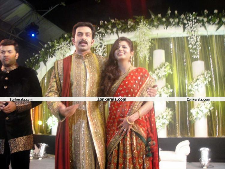 Prithviraj Supriya Wedding Reception Photo 4