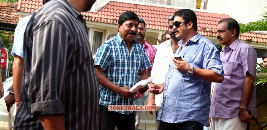 Sreenivasan At Red Movie Pooja