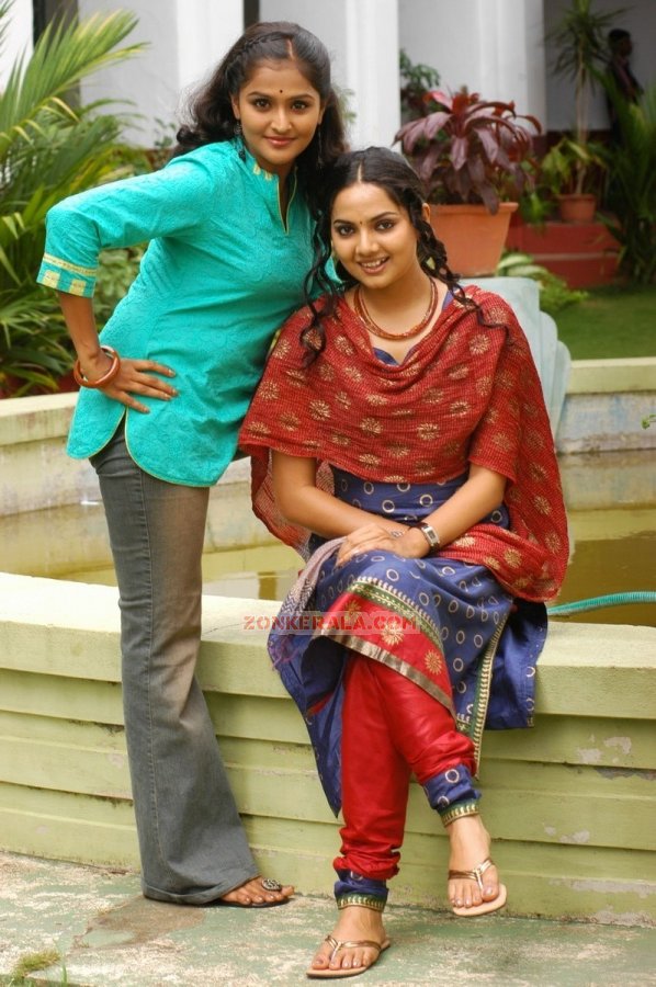 Malayalam Actress Remya Nambeesan And Samvrutha Stills 797