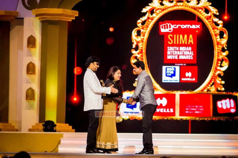 Karthik Khushbu And Dileep At Siima Awards 2014 917
