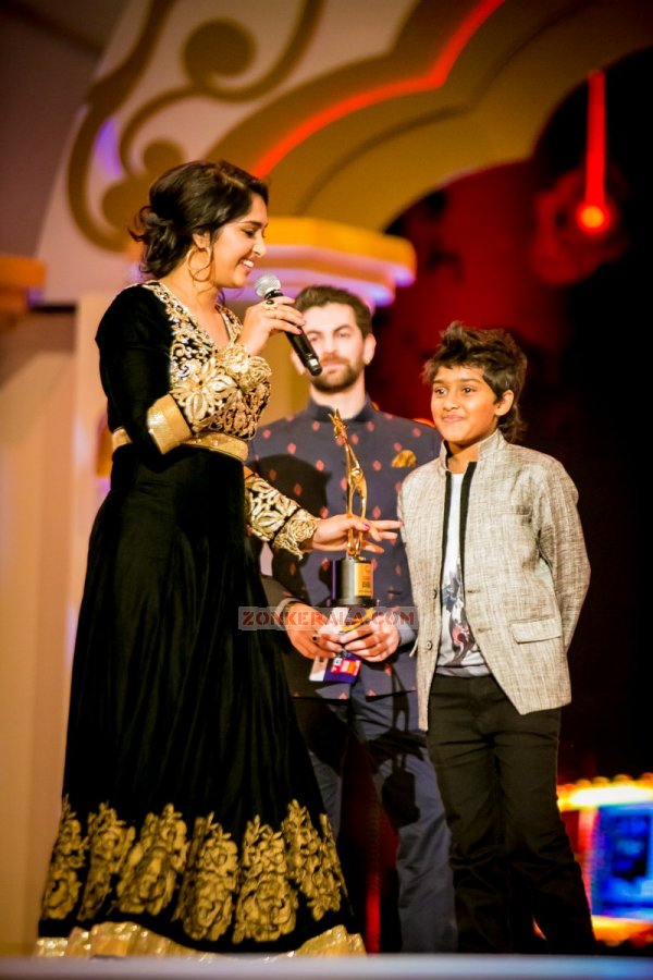 Sanusha And Sanup Santhosh At Siima Awards 2014 106