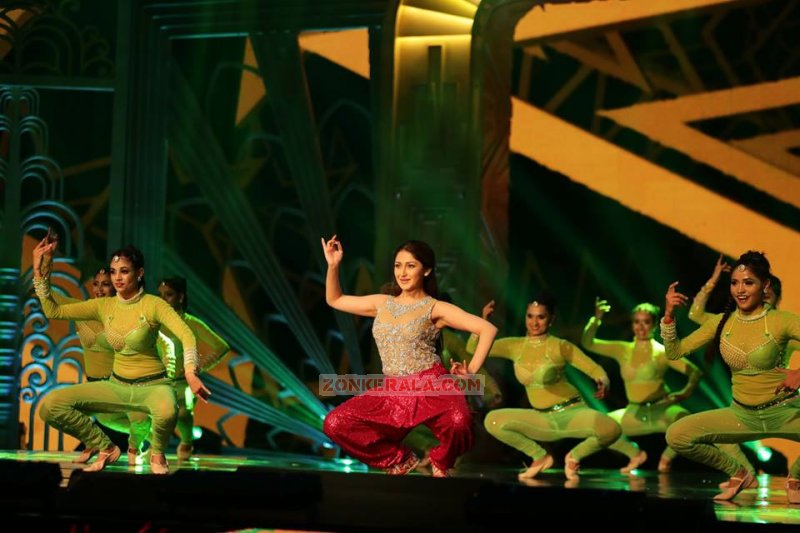 Sayyeshaa Dance At Siima Awards 2016 401