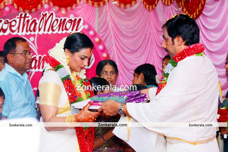 Swetha Menon Marriage Photos 1