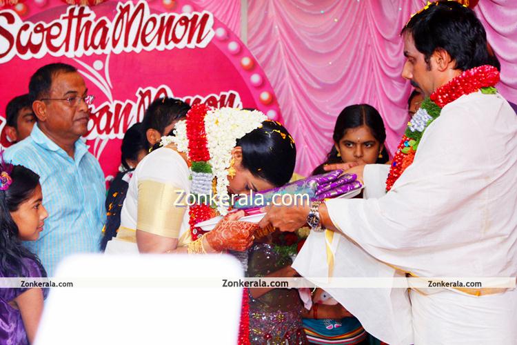 Swetha Menon Marriage Photos 2