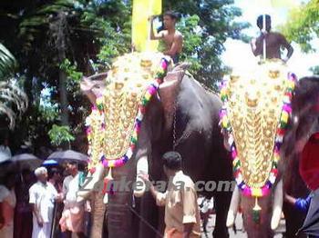 Athachamayam - Caparisoned Elephants